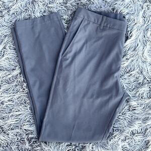 Puma Jackpot Golf Pants 34 R Gray Performance Fit Straight Leg UPF Stretch